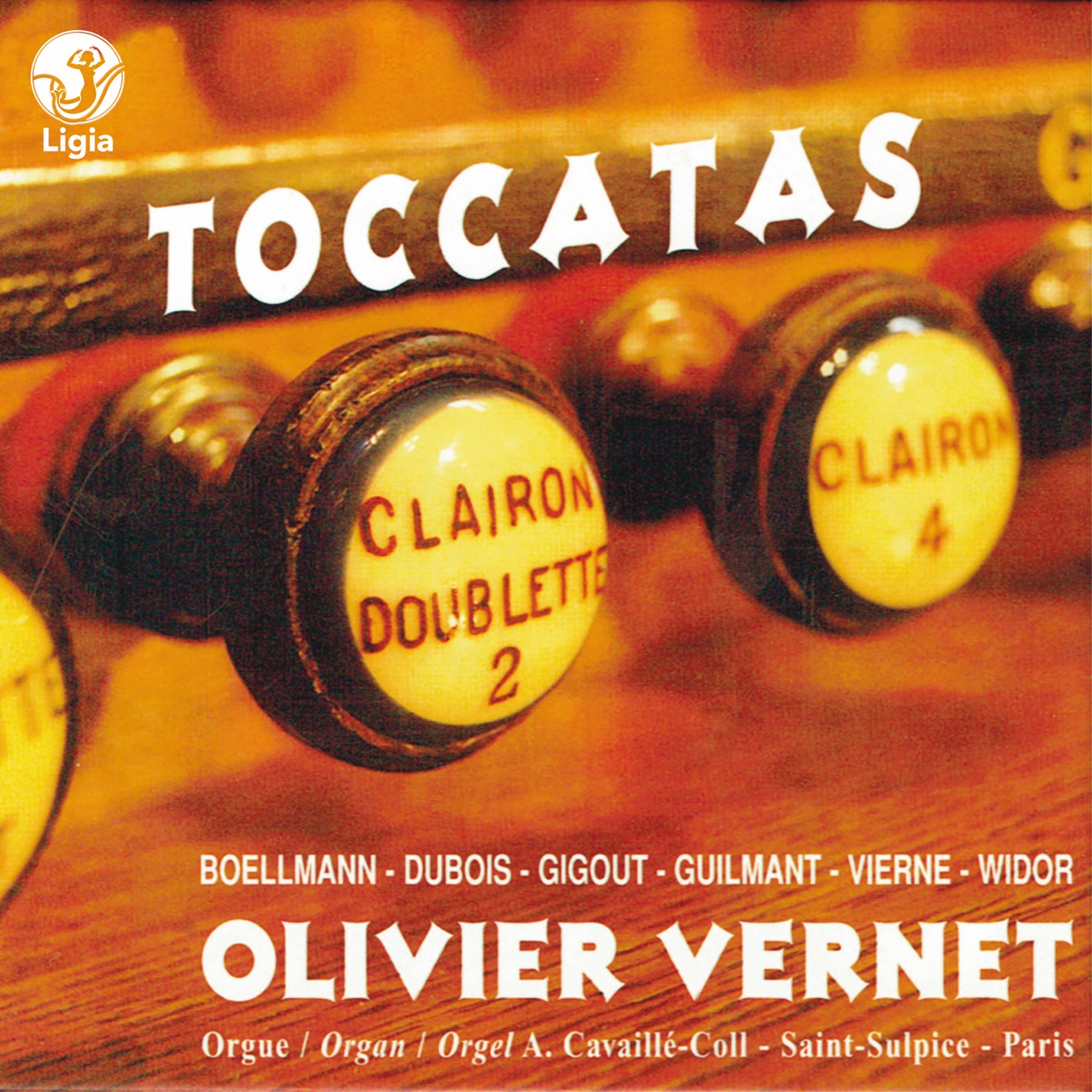 Toccatas by Olivier Vernet album cover