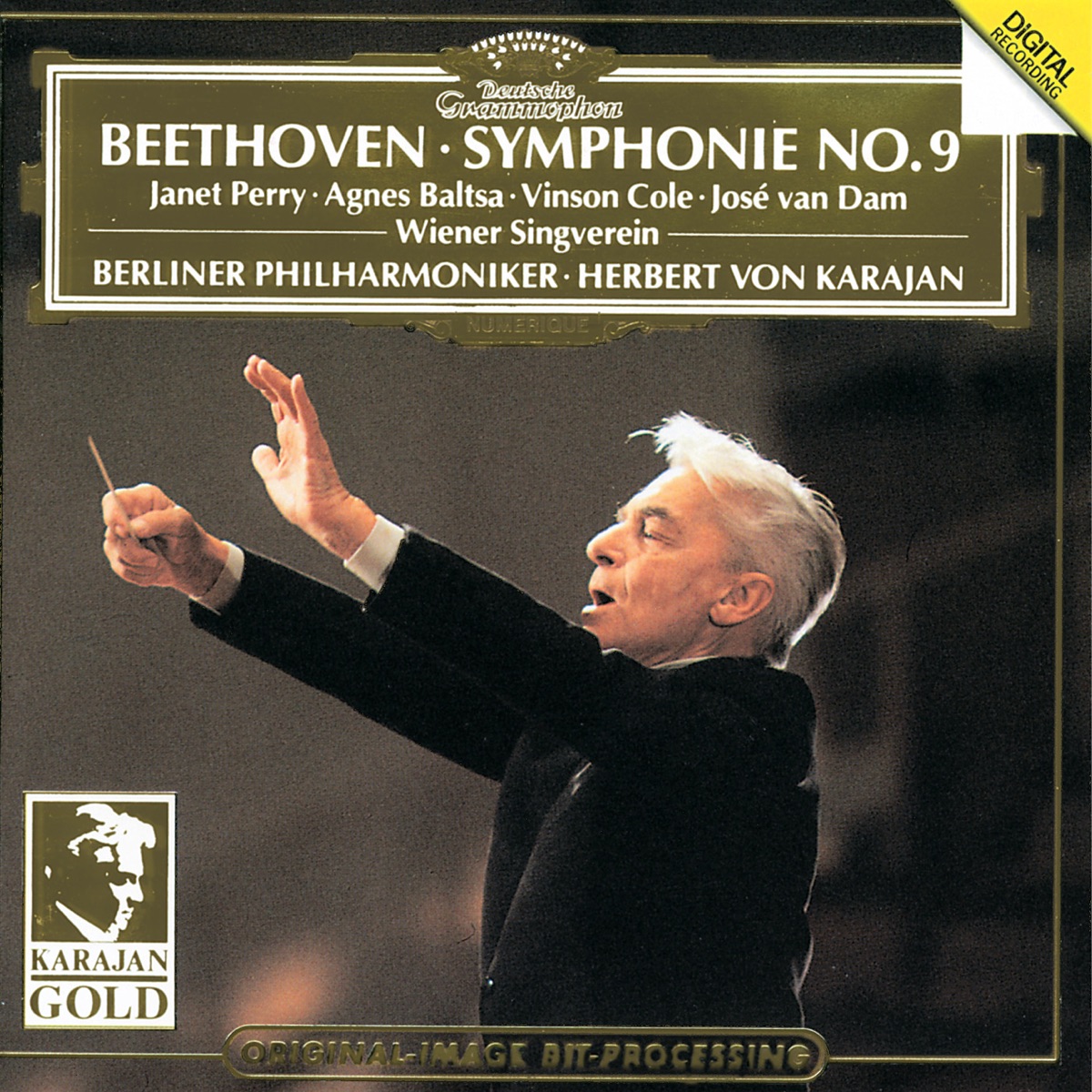 Beethoven: Symphony No. 9 by Berlin Philharmonic & Herbert von Karajan album cover