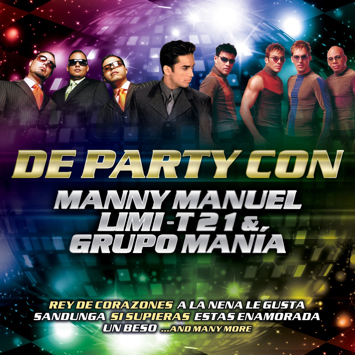 De Party Con Manny Manuel, Limi-T 21 & Grupo Manía by Manny Manuel, Limi-T 21 & Grupo Mania album cover