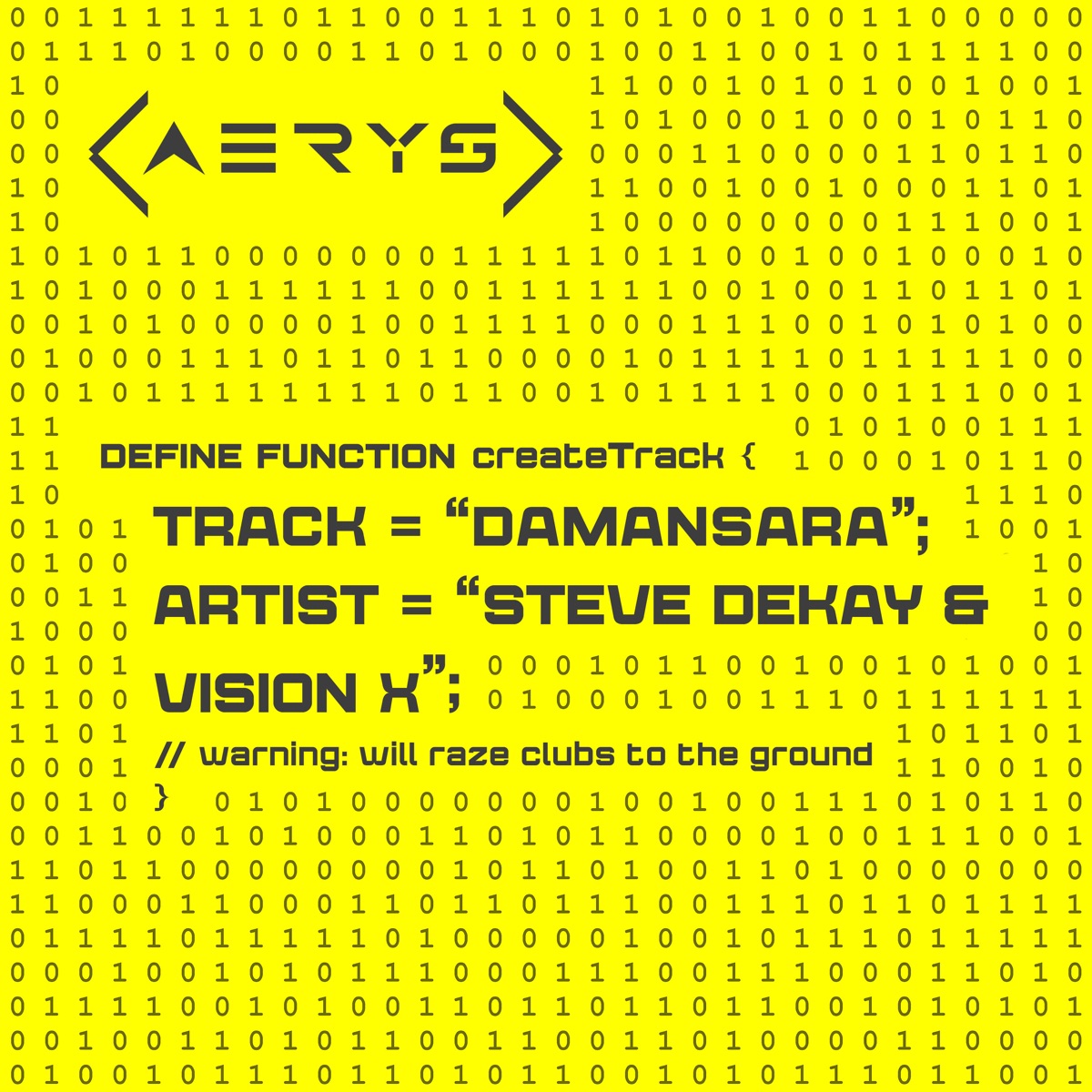 Damansara - Single by Steve Dekay & VISION X album cover