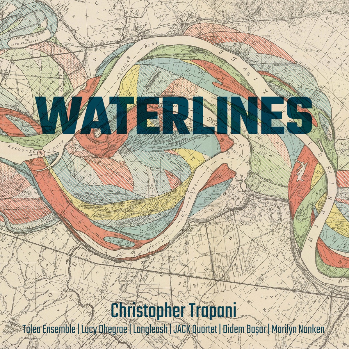 Christopher Trapani: Waterlines by Talea Ensemble & James Baker album cover