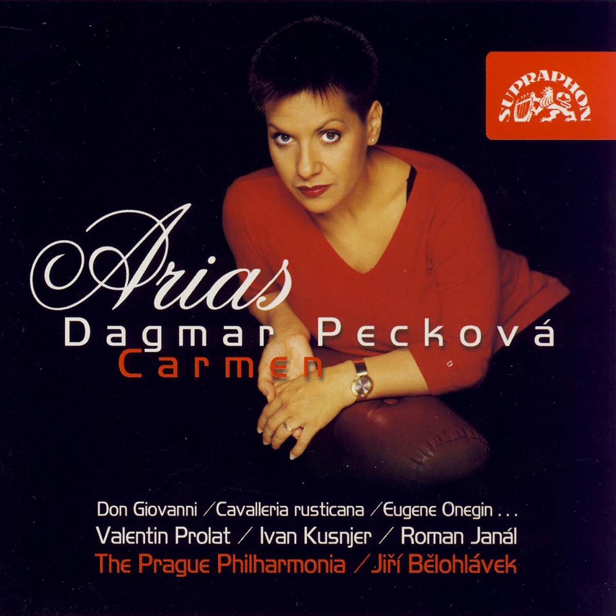 Mozart, Mascagni, Leoncavallo, Tchaikovsky & Bizet: Arias by Dagmar Pecková, Ivan Kusnjer, Roman Janál, Valentin Prolat, Jiří Bělohlávek & PKF - Prague Philharmonia album cover
