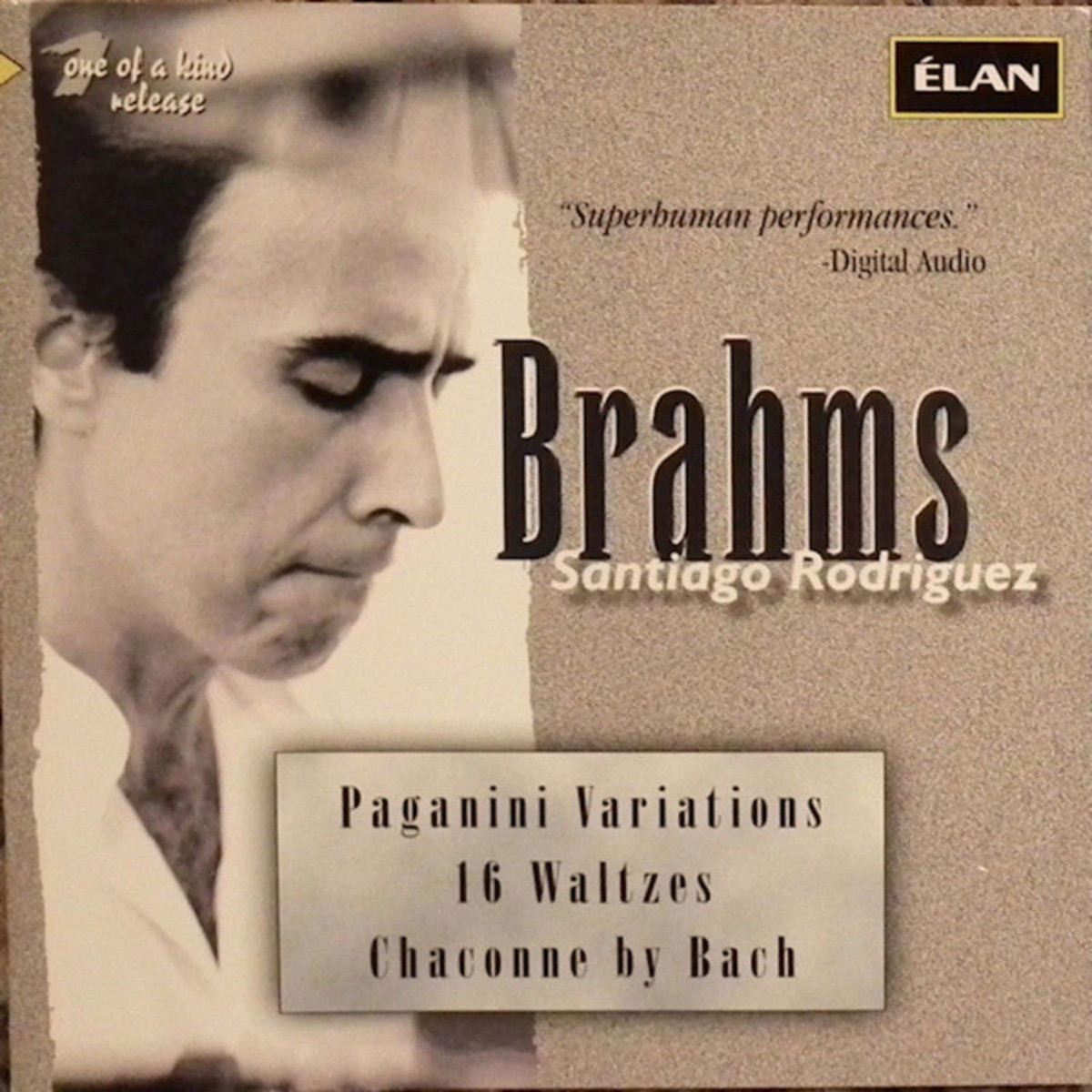 Brahms: Paganini Variations - 16 Waltzes - Chaconne by Bach by Santiago Rodriguez album cover