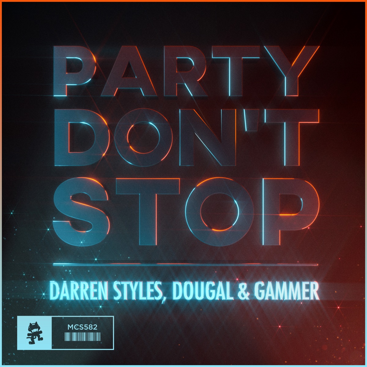 Party Don't Stop - Single by Darren Styles, Dougal & Gammer album cover