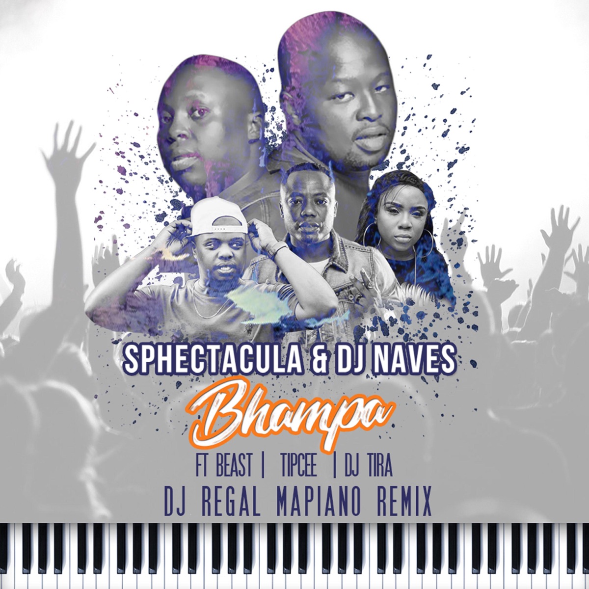 Bhampa (DJ Regal Mapiano Mix) [feat. Beast, Tipcee & DJ Tira] - Single by Sphectacula and DJ Naves album cover