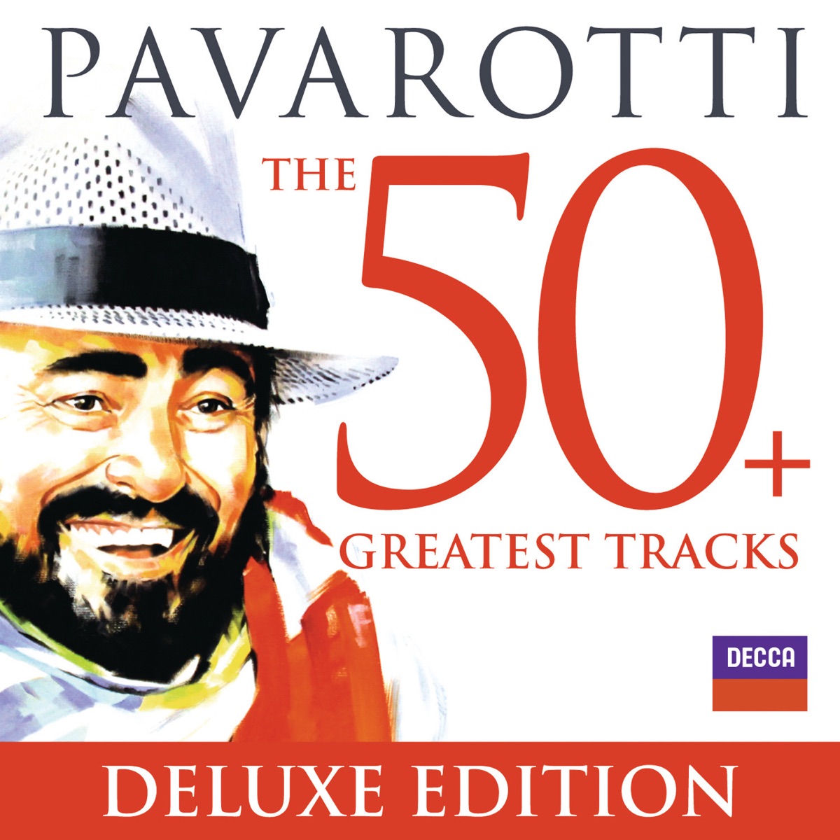 Pavarotti: The 50 Greatest Tracks by Luciano Pavarotti album cover