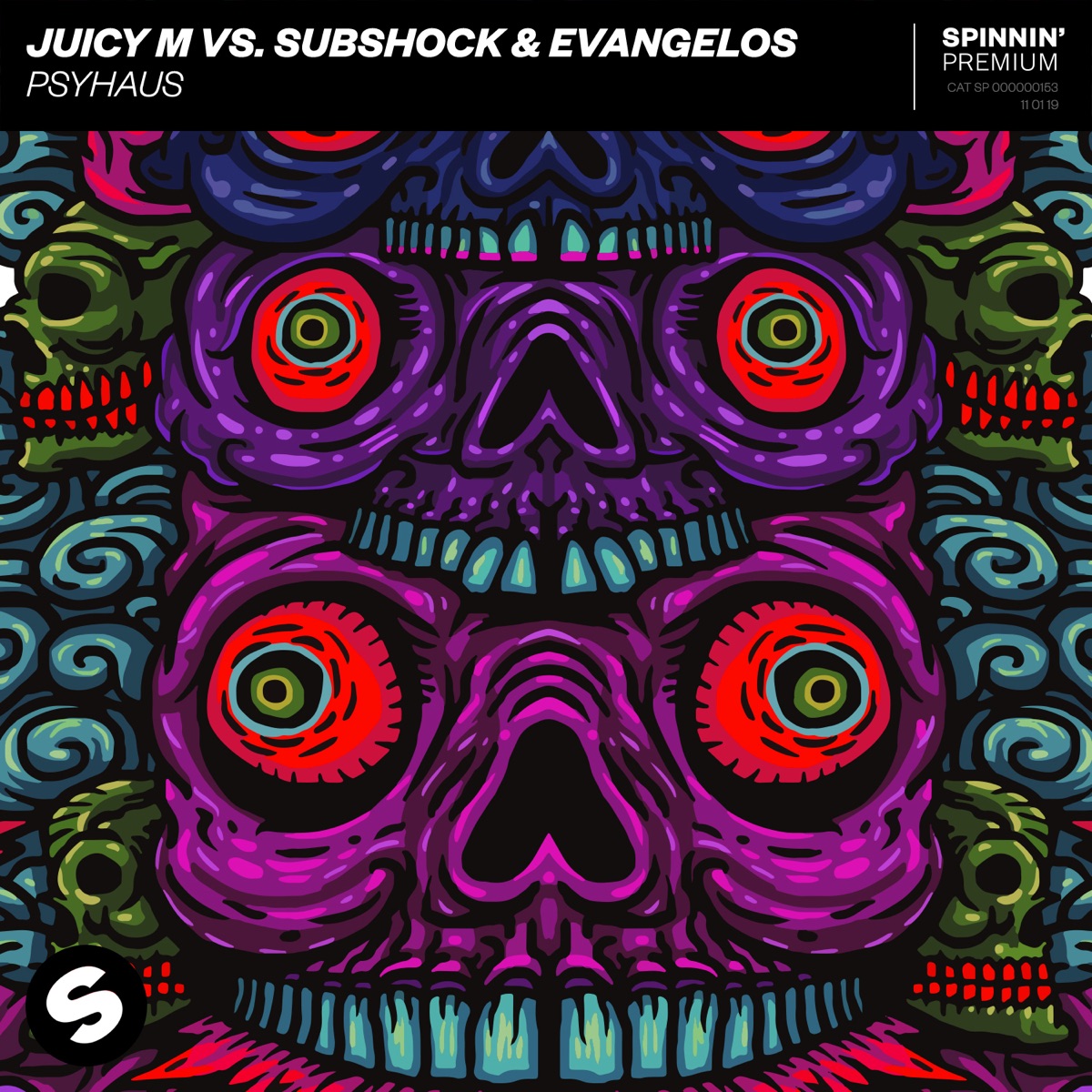 Psyhaus - Single by Juicy M. & Subshock & Evangelos album cover