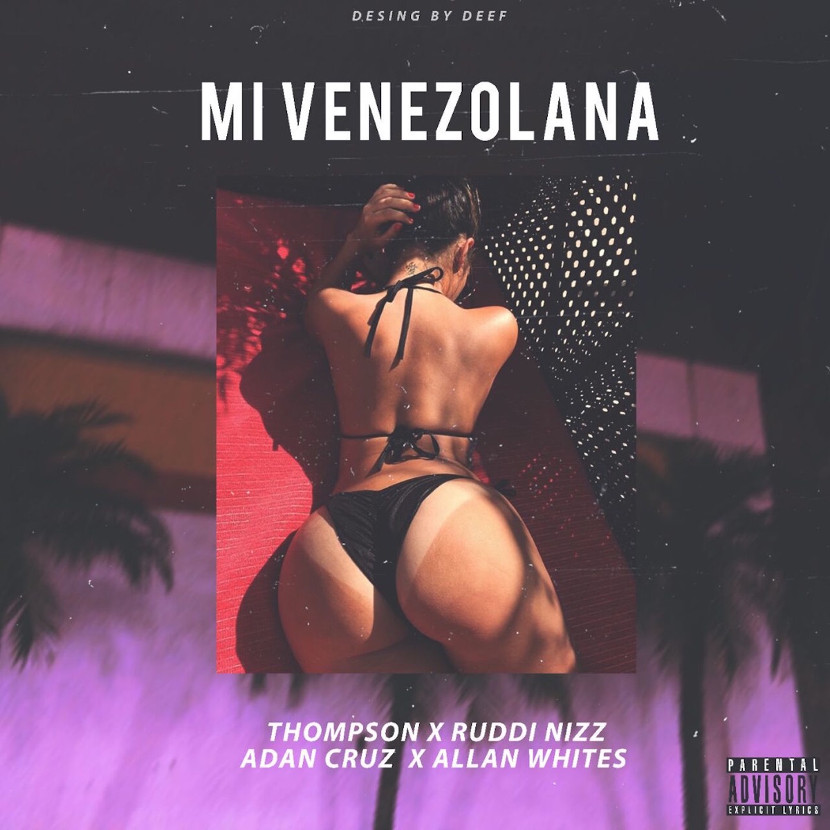 Mi Venezolana (feat. Thompson, Ruddi Nizz & Allan Whites) - Single by Adán Cruz album cover
