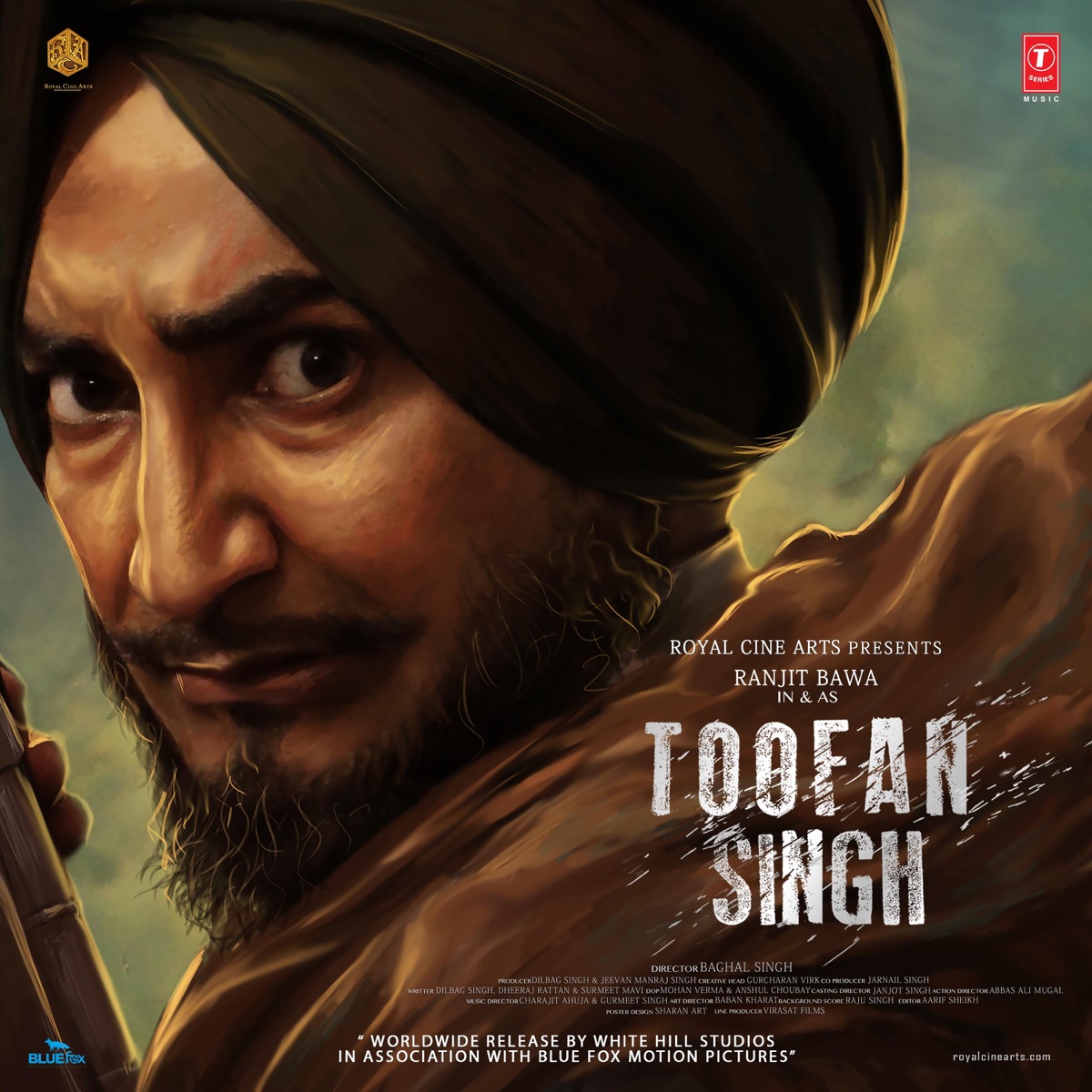 Toofan Singh (Original Motion Picture Soundtrack) by Charanjit Ahuja & Gurmeet Singh album cover
