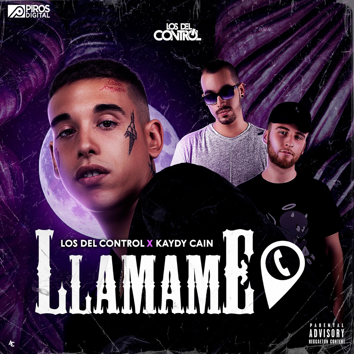 Llámame - Single by Los del Control & Kaydy Cain album cover