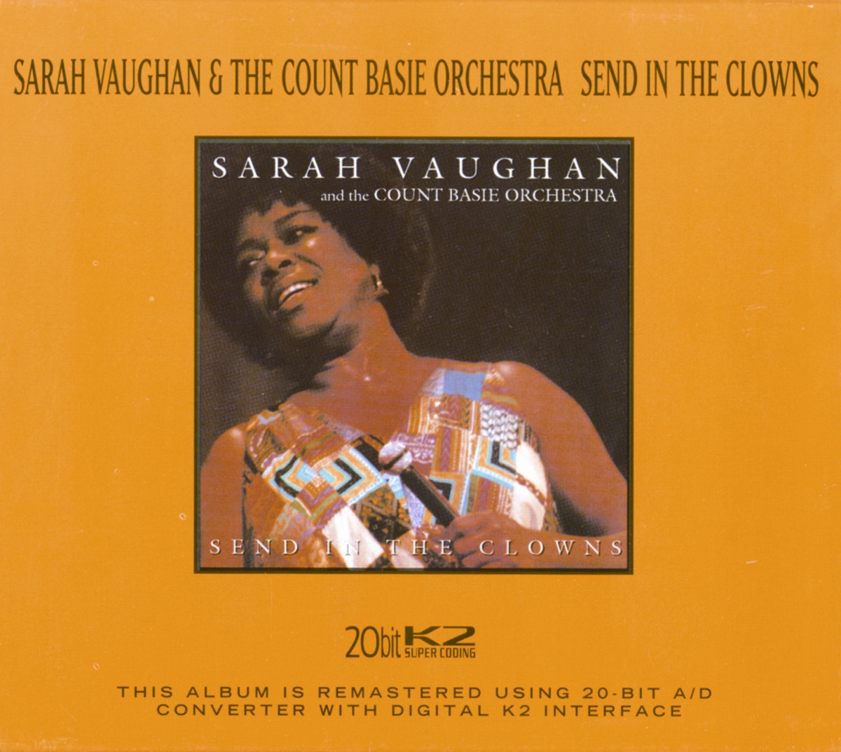 Send In the Clowns (Remastered) by Sarah Vaughan & The Count Basie Orchestra album cover