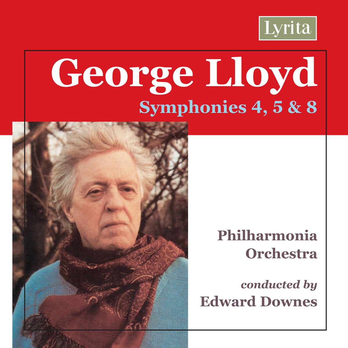 Lloyd: Symphonies Nos. 4, 5 & 8 by Philharmonia Orchestra & Sir Edward Downes album cover
