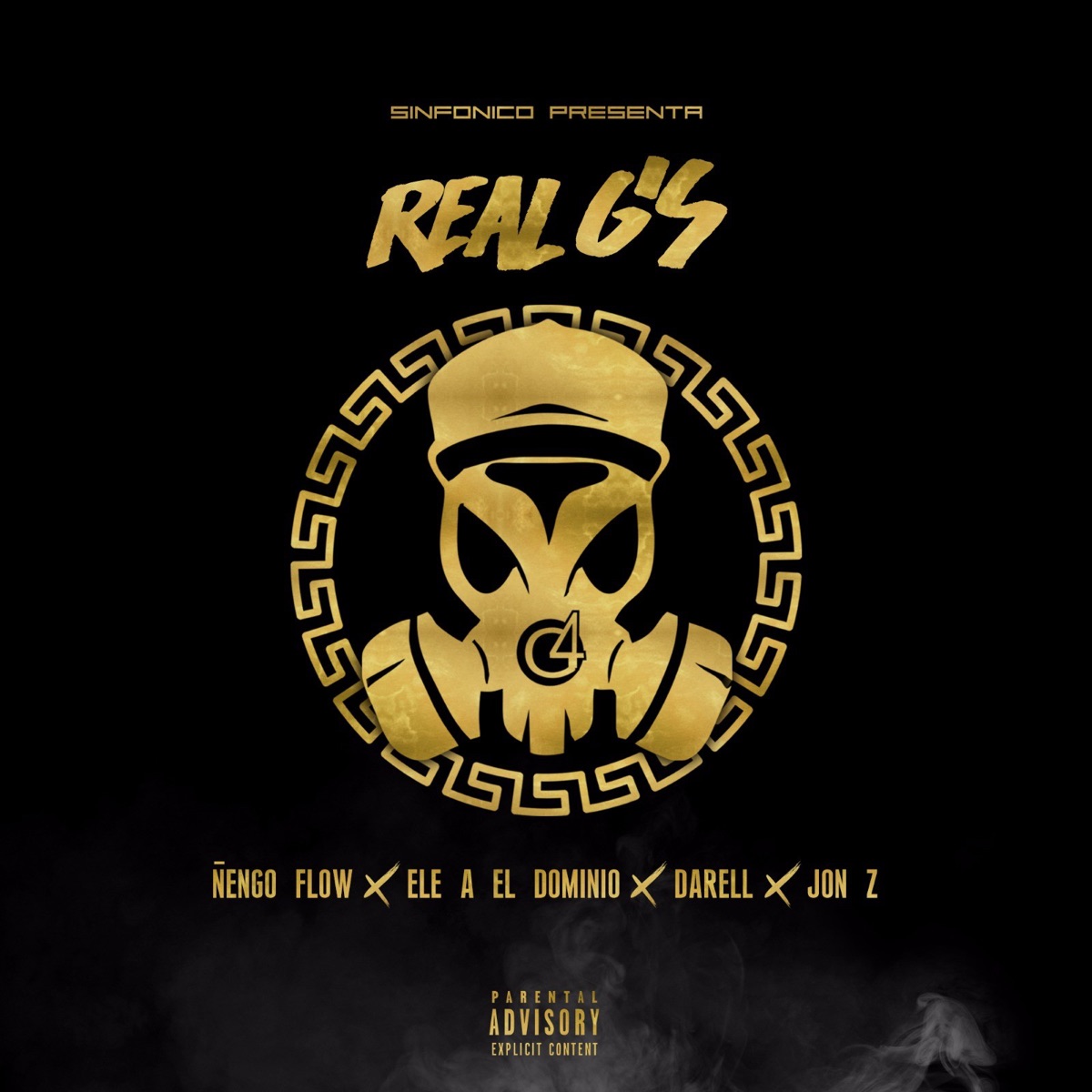 Real G's (feat. Ele A & Jon Z) - Single by Ñengo Flow, Sinfónico & Darell album cover