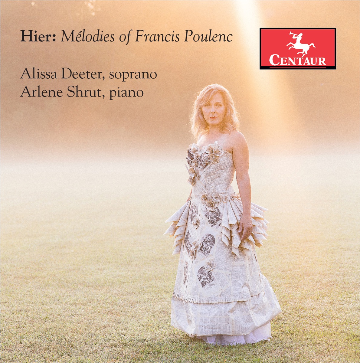 Mélodies of Francis Poulenc by Arlene Shrut & Alissa Deeter album cover