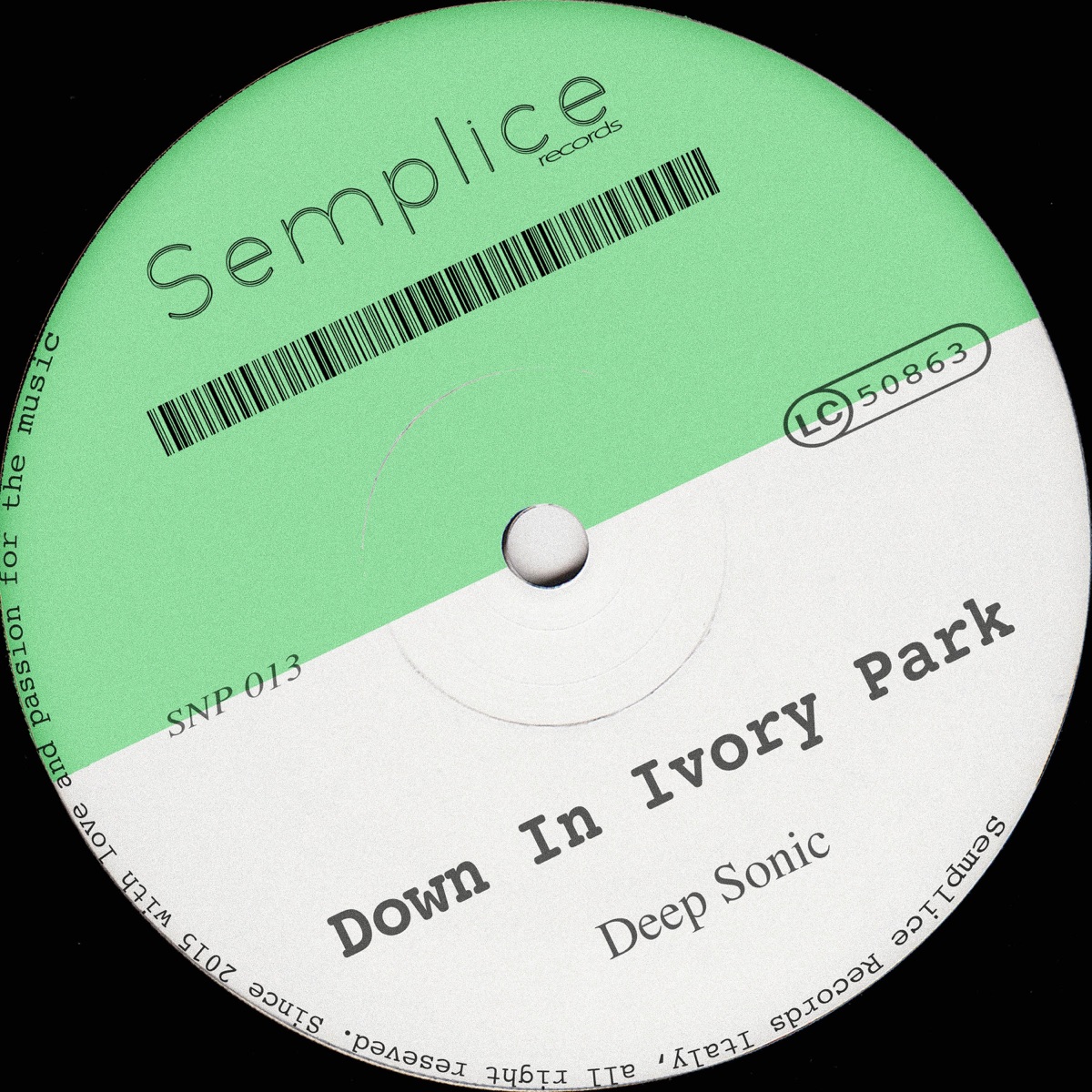 Down in Ivory Park - Single by Deep Sonic album cover