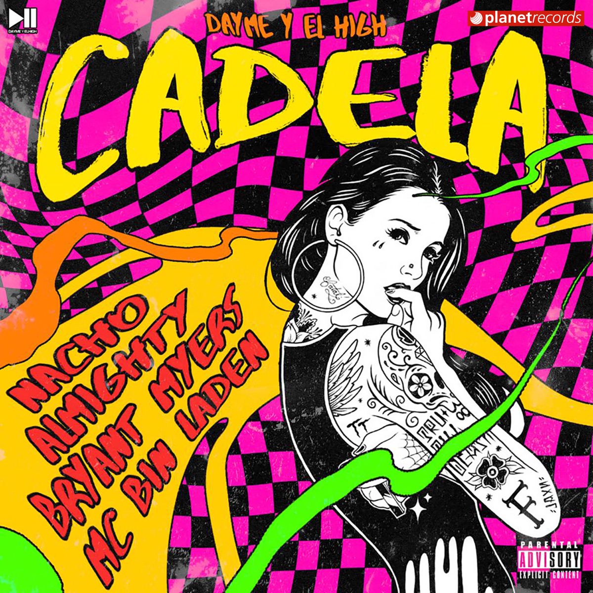 Cadela - Single by Nacho, Bryant Myers, Dayme y El High, MC Bin Laden & Almighty album cover