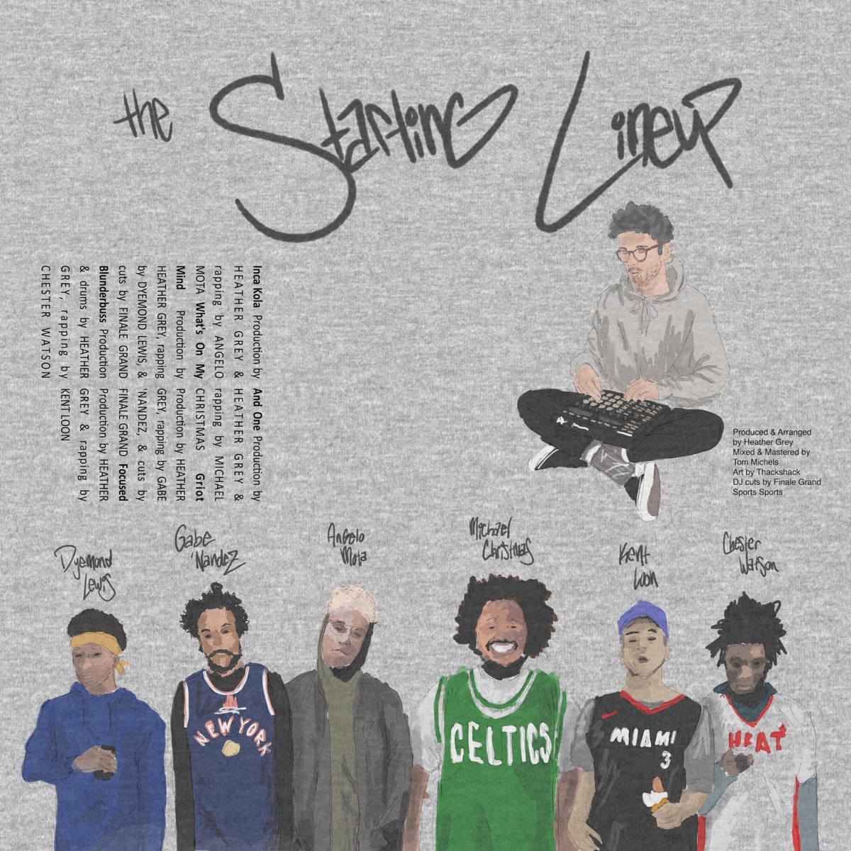 The Starting Lineup - EP by Heather Grey album cover
