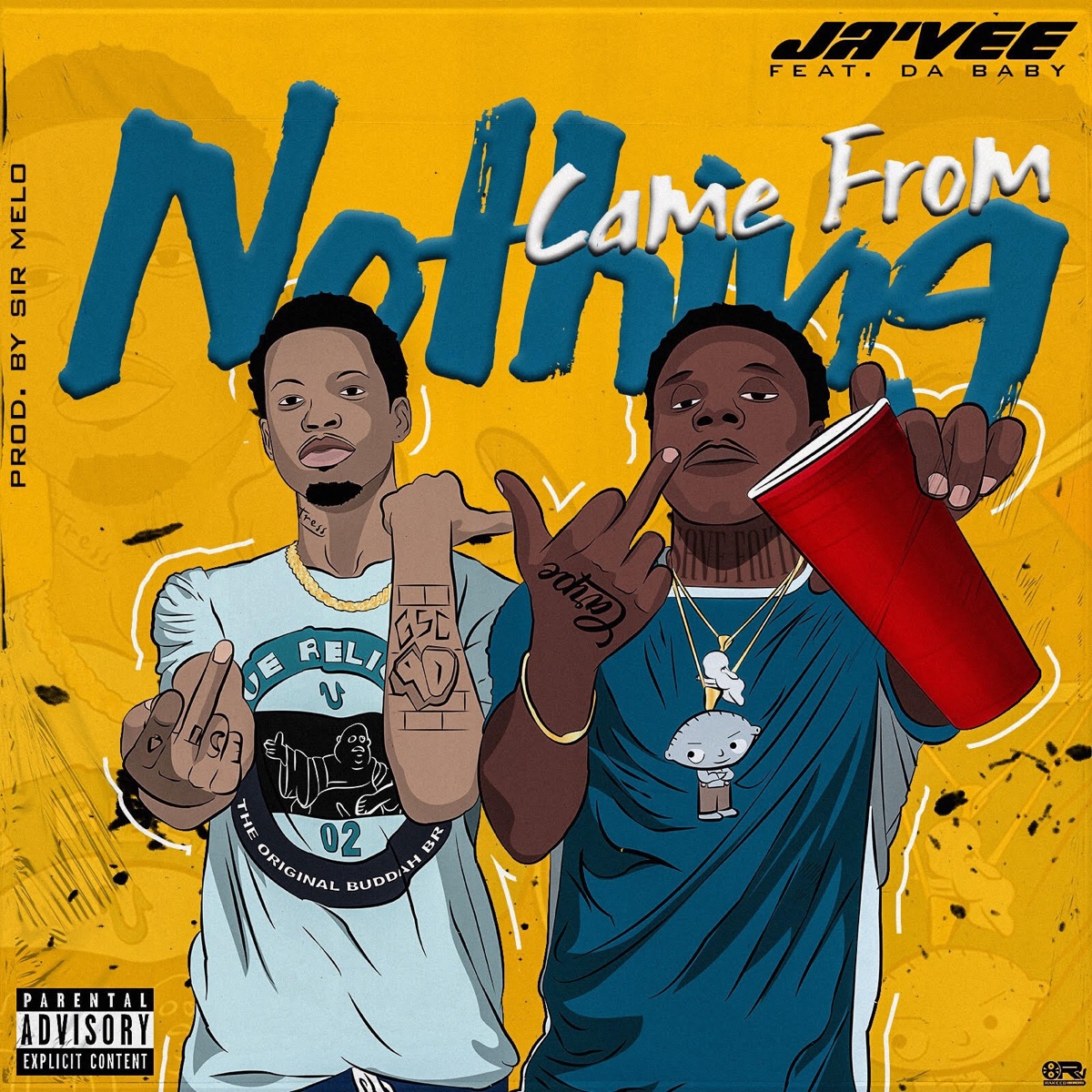 Came from Nothing (feat. DaBaby & Chophouze) - Single by Javee album cover artwork