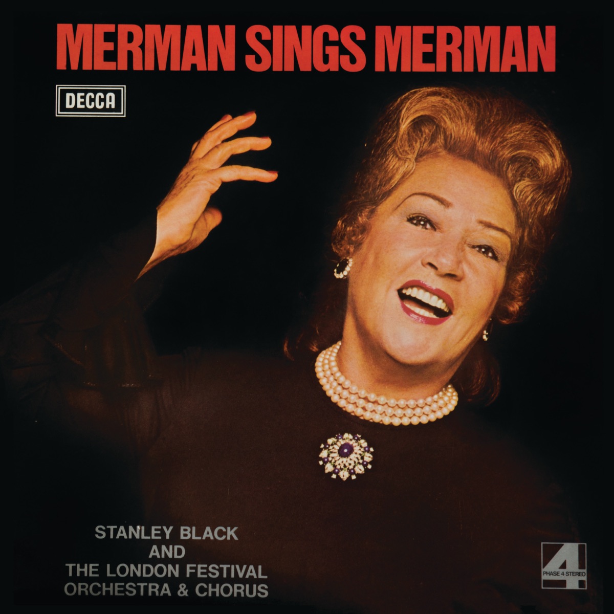 Merman Sings Merman by Ethel Merman, London Festival Orchestra, London Festival Chorus & Stanley Black album cover