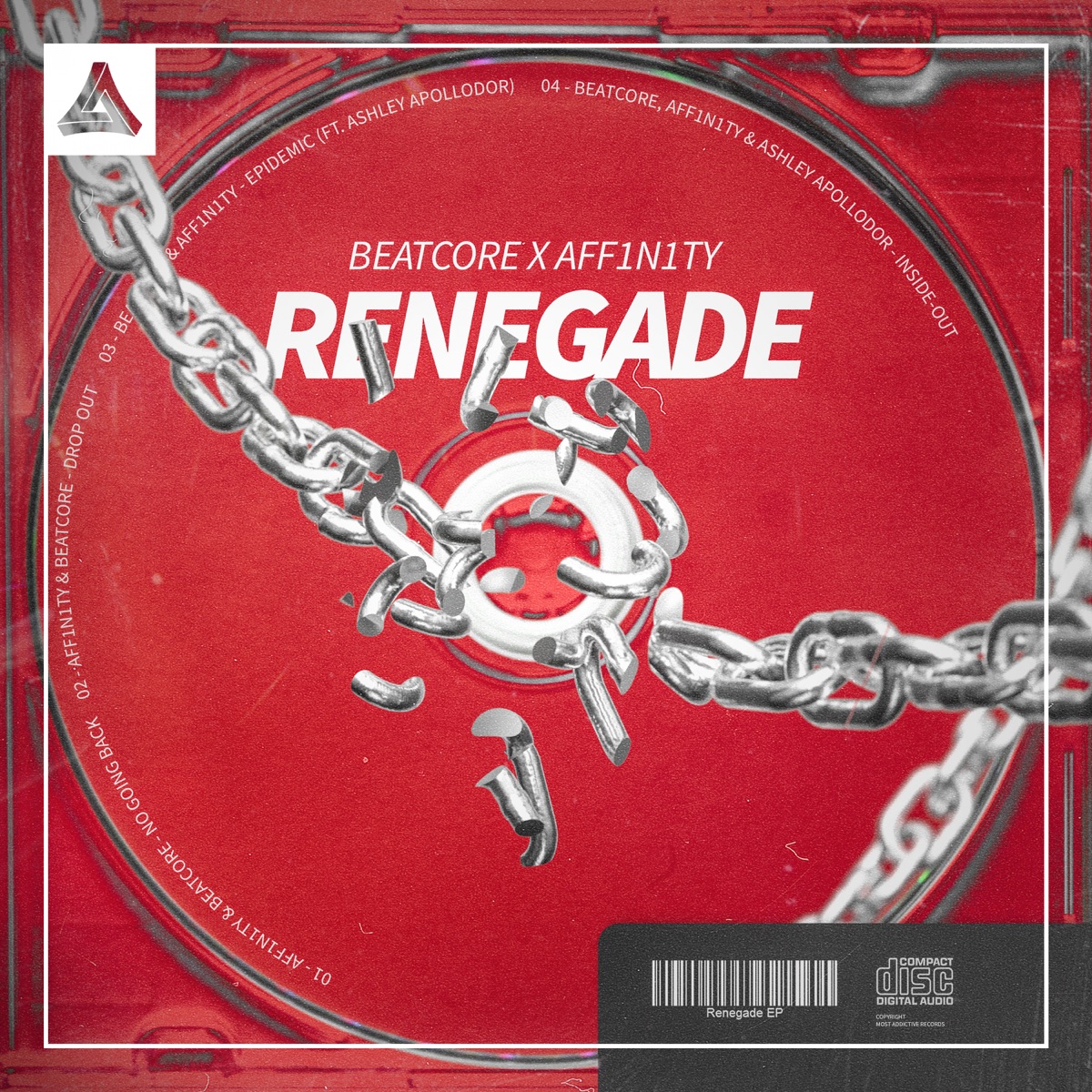 Renegade - EP by Beatcore & AFF1N1TY album cover