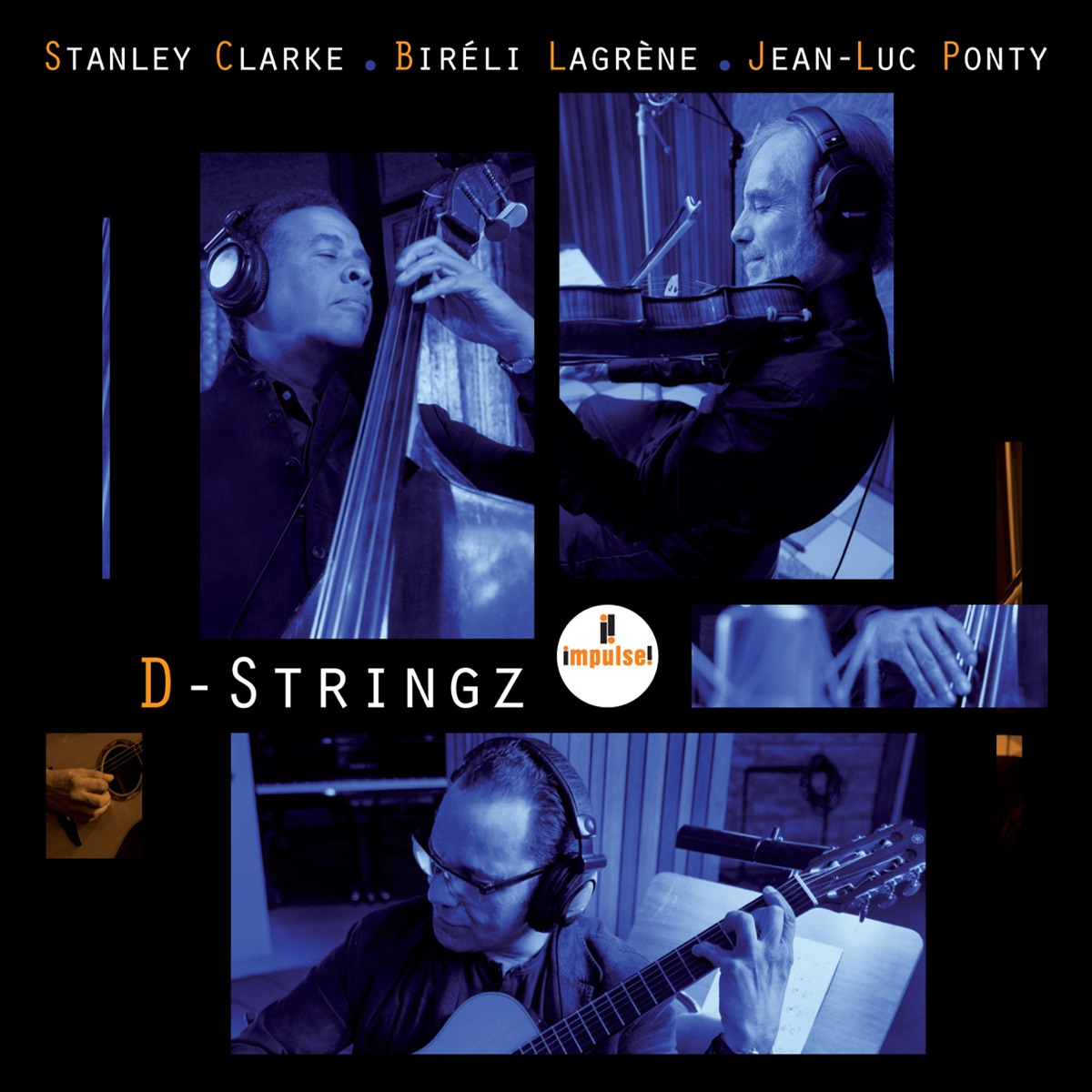 D-Stringz by Stanley Clarke, Biréli Lagrène & Jean-Luc Ponty album cover