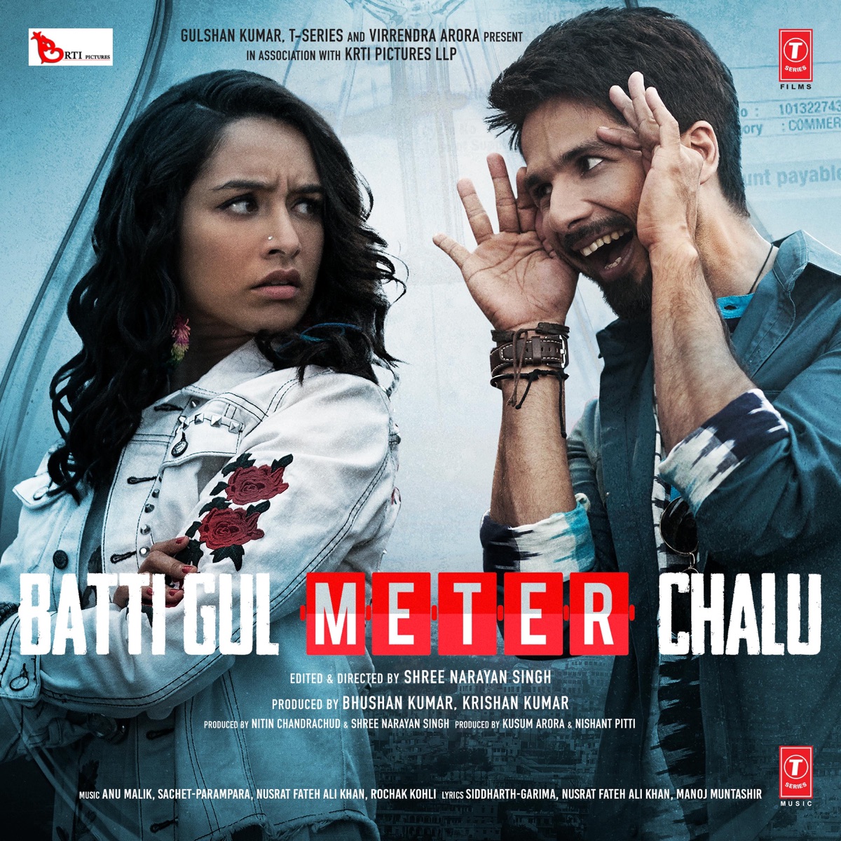 Batti Gul Meter Chalu (Original Motion Picture Soundtrack) by Anu Malik, Nusrat Fateh Ali Khan, Rochak Kohli & Sachet-Parampara album cover