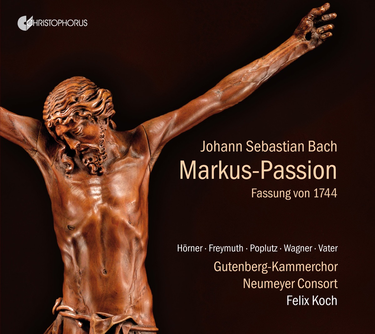 Bach: St. Mark Passion, BWV 247 by Gutenberg-Kammerchor, Felix Koch & Neumeyer Consort album cover