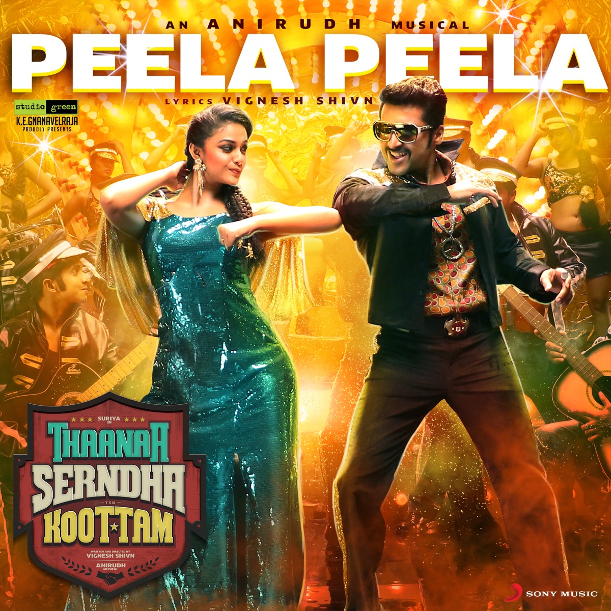Peela Peela (From "Thaanaa Serndha Koottam") - Single by Anirudh Ravichander, Jassie Gift, Nakash Aziz & Mali album cover