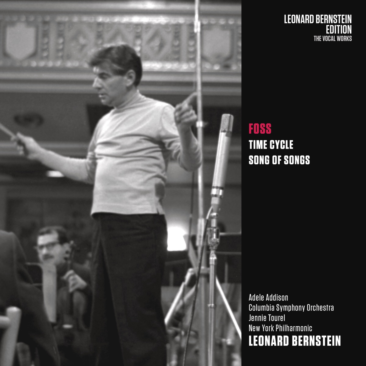 Foss: Time Cycle & Song of Songs by Leonard Bernstein, Columbia Symphony Orchestra, New York Philharmonic, Adele Addison & Jennie Tourel album cover