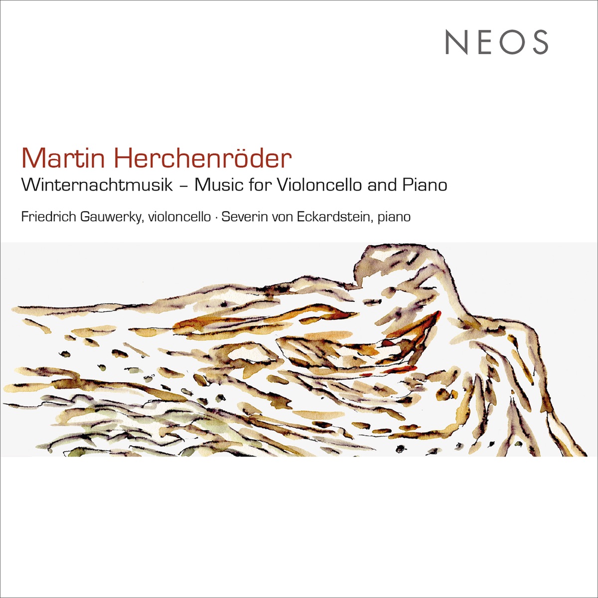 Martin Herchenröder: Winternachtsmusik (Music for Cello & Piano) by Friedrich Gauwerky & Severin von Eckardstein album cover