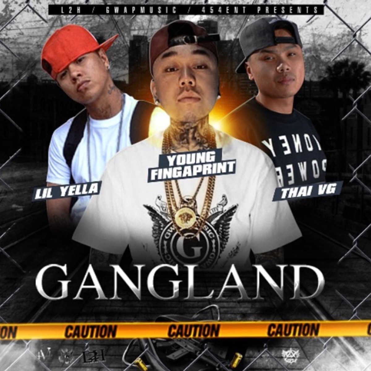 Gangland - Single by Young Fingaprint, Lil Yella & Thai VG album cover