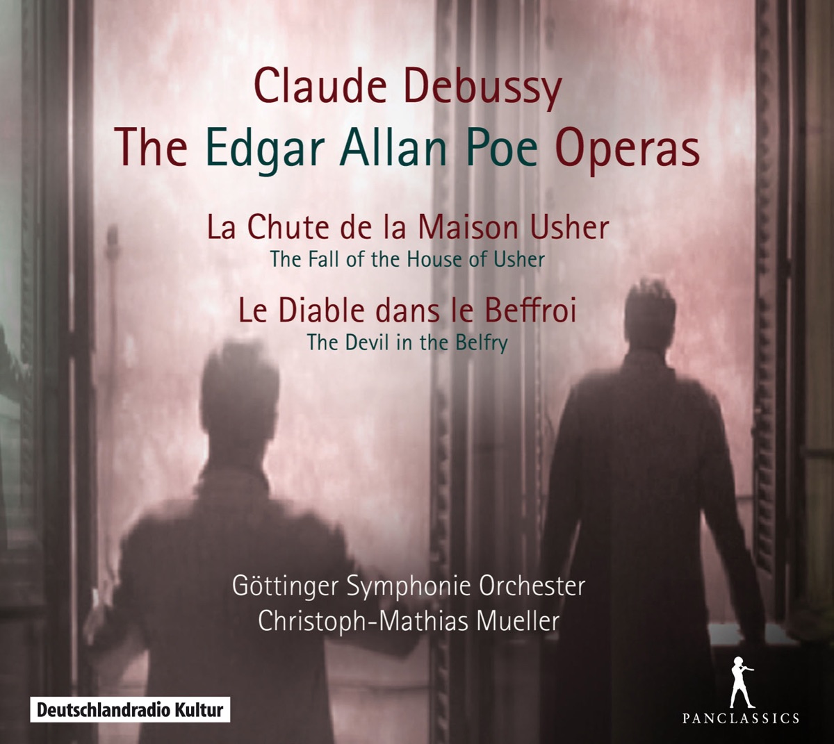 Debussy: La chûte de la maison Usher, L. 112 & Le diable dans le beffroi, L. 101 (Live) by Lin Lin Fan, Virgil Hartinger, Michael Dries, William Dazeley, Eugene Villanueva, Göttinger Symphonie Orchester & Christoph-Mathias Mueller album cover