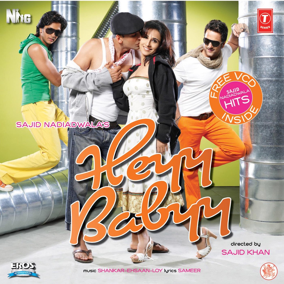 Heyy Babyy (Original Motion Picture Soundtrack) by Shankar Ehsaan Loy album cover
