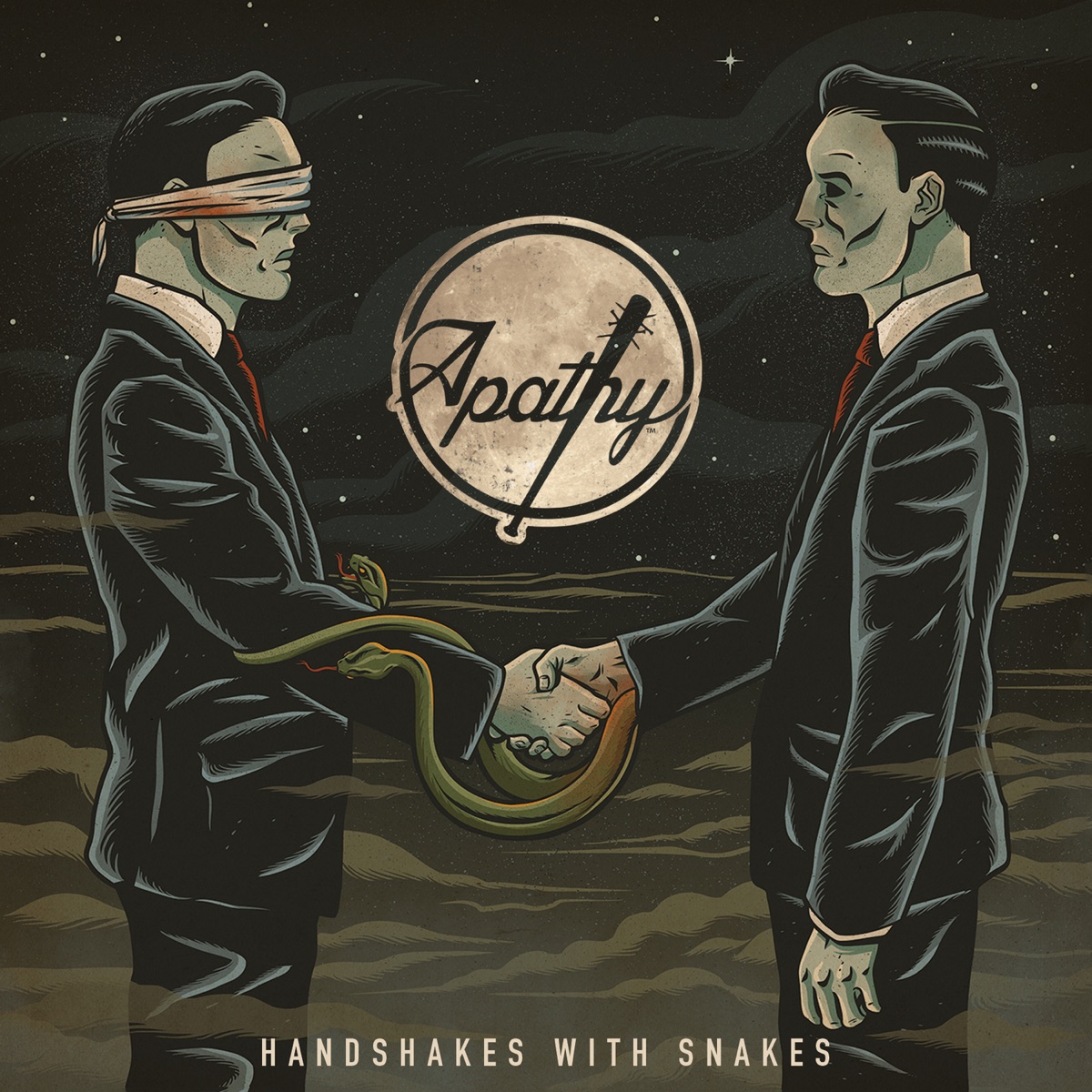 Handshakes with Snakes by Apathy album cover
