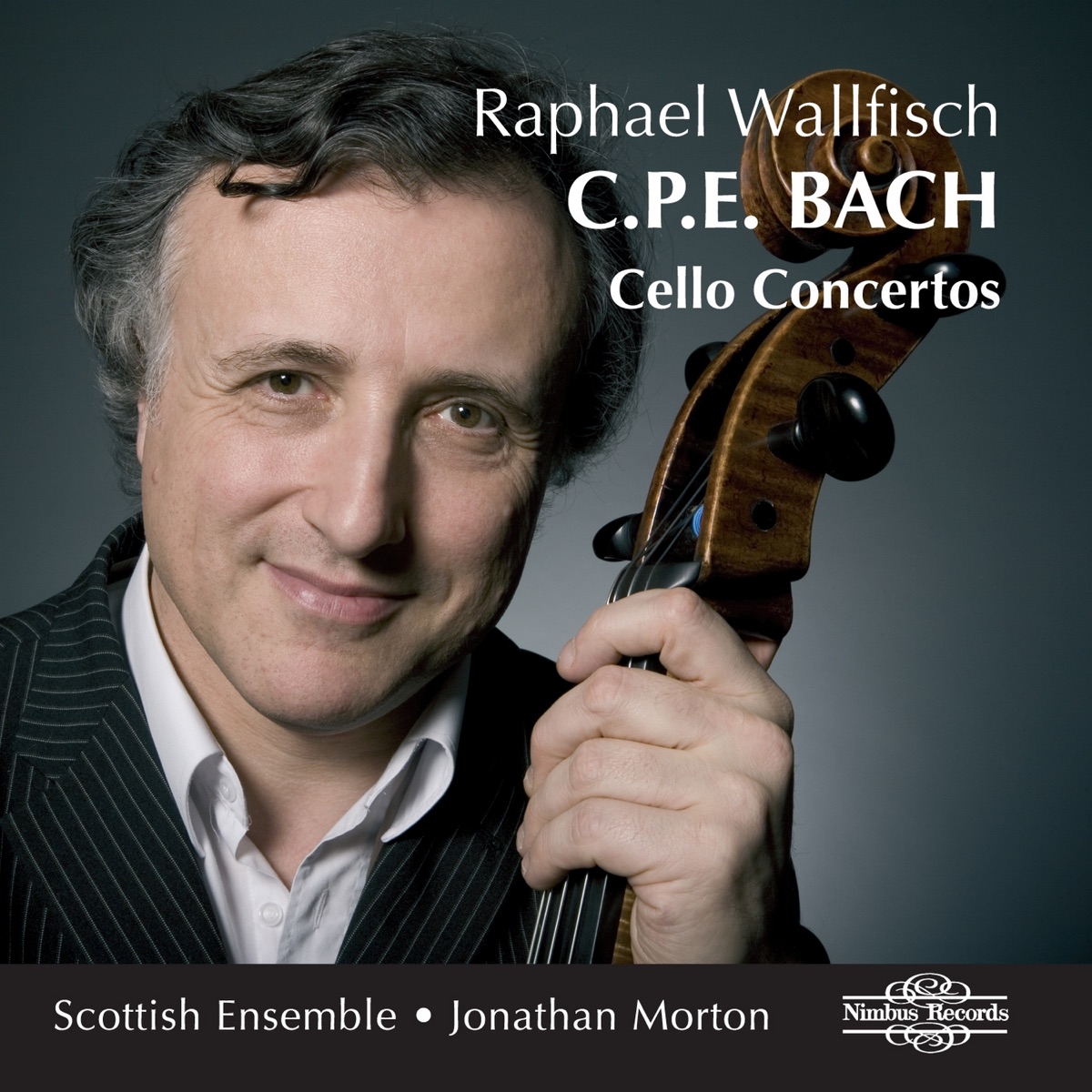 C.P.E. Bach: Cello Concertos by Raphael Wallfisch, Scottish Ensemble & Jonathan Morton album cover