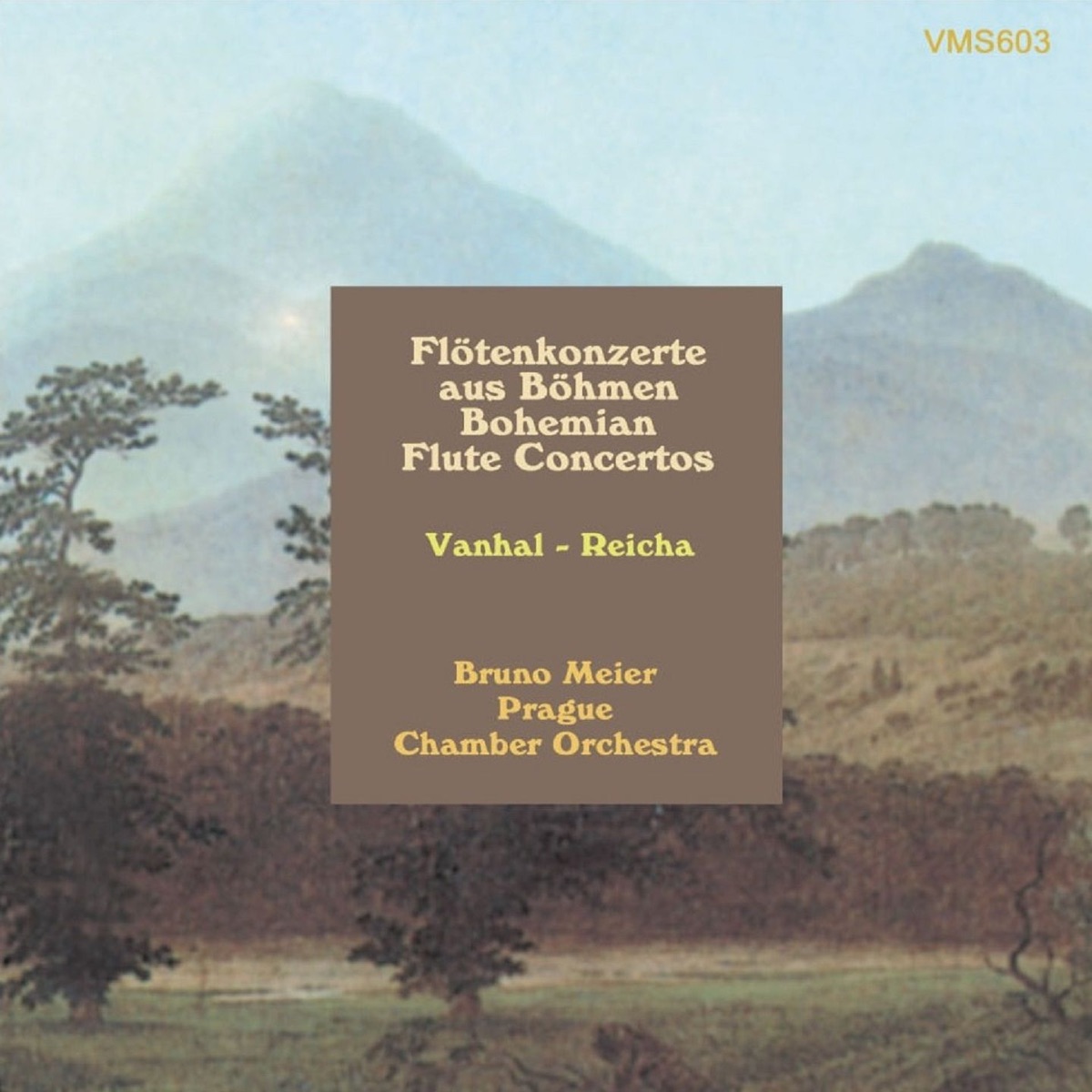 Vanhal, Reicha: Bohemian Flute Concertos by Bruno Meier & Prague Chamber Orchestra album cover