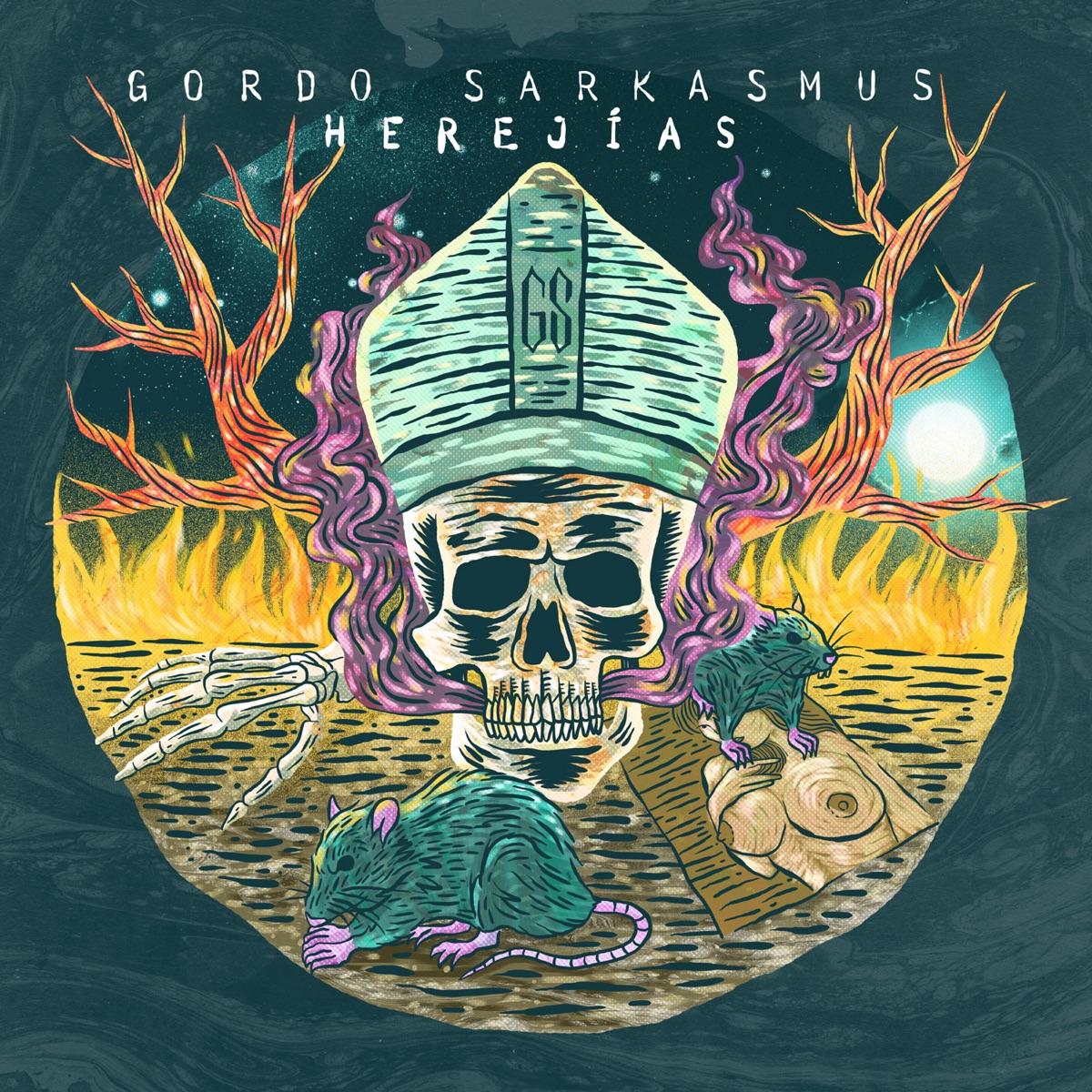 Herejías by Gordo Sarkasmus, ZetaZeta & Granuja album cover