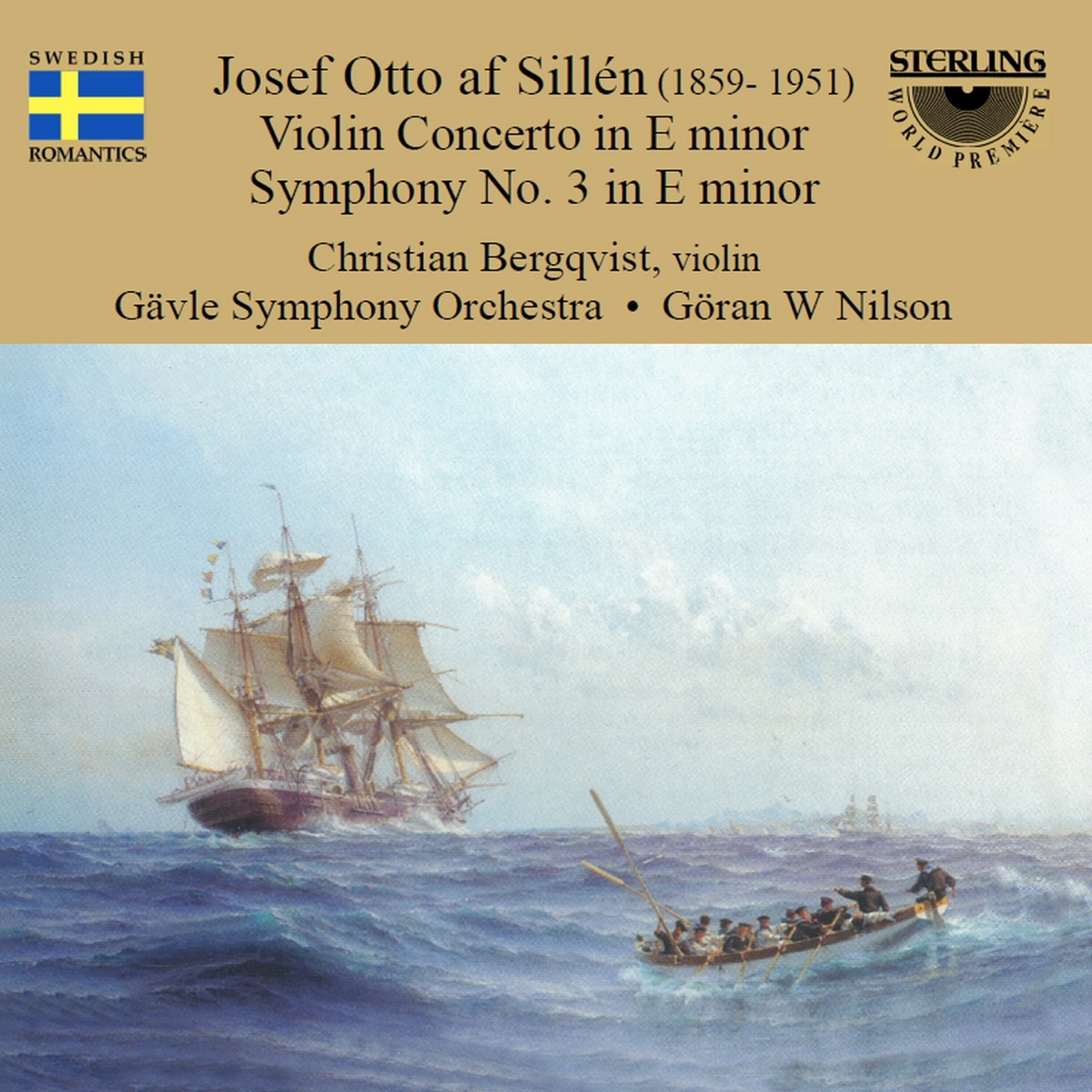 Josef Otto Af Sillen: Violin Concerto in E Minor by Goran W Nilson, Gävle Symphony Orchestra & Christian Bergqvist album cover