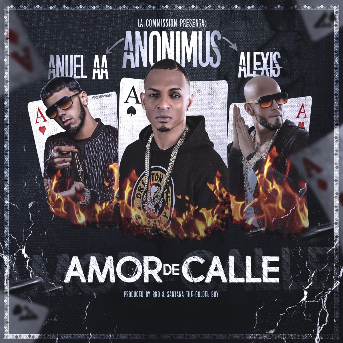Amor de Calle (feat. Anuel AA & Alexis) - Single by Anonimus album cover
