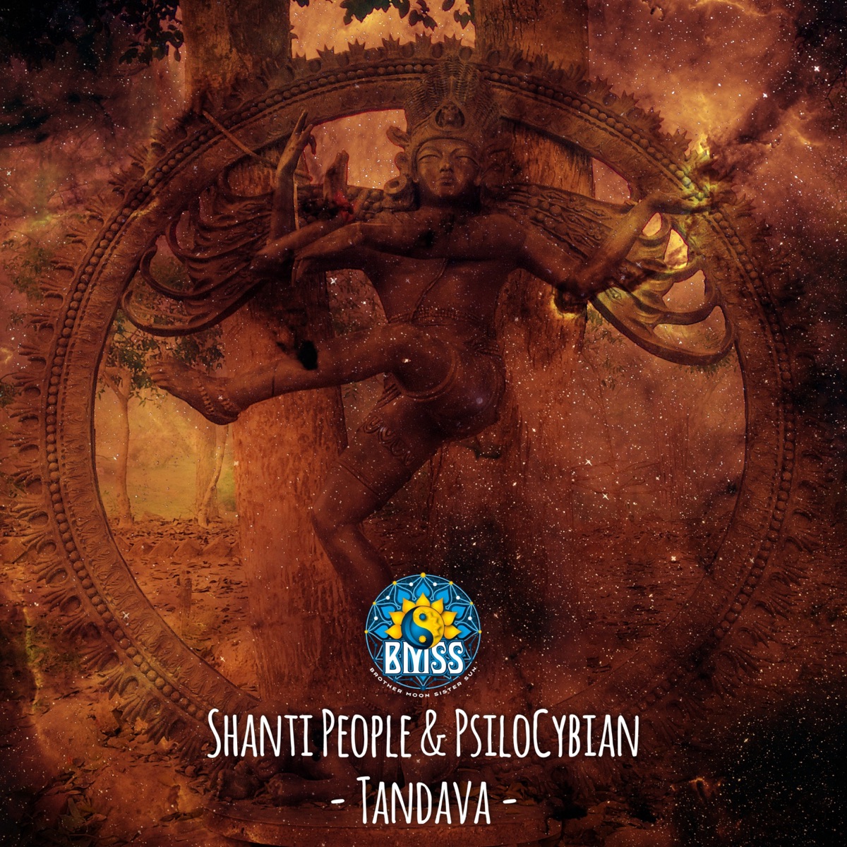 Tandava (Psilocybian Remix) - Single by Shanti People & Psilocybian album cover