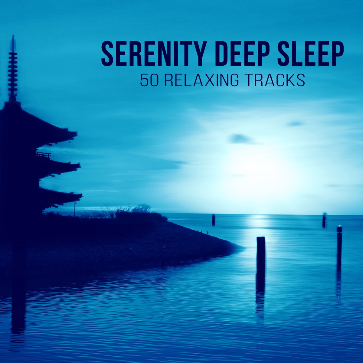 50 Serenity Deep Sleep: Relaxation Tracks - Zen Music for Trouble Sleeping, Reiki Healing Waves and Pure Nature Sounds for Spa Massage by Trouble Sleeping Music Universe album cover