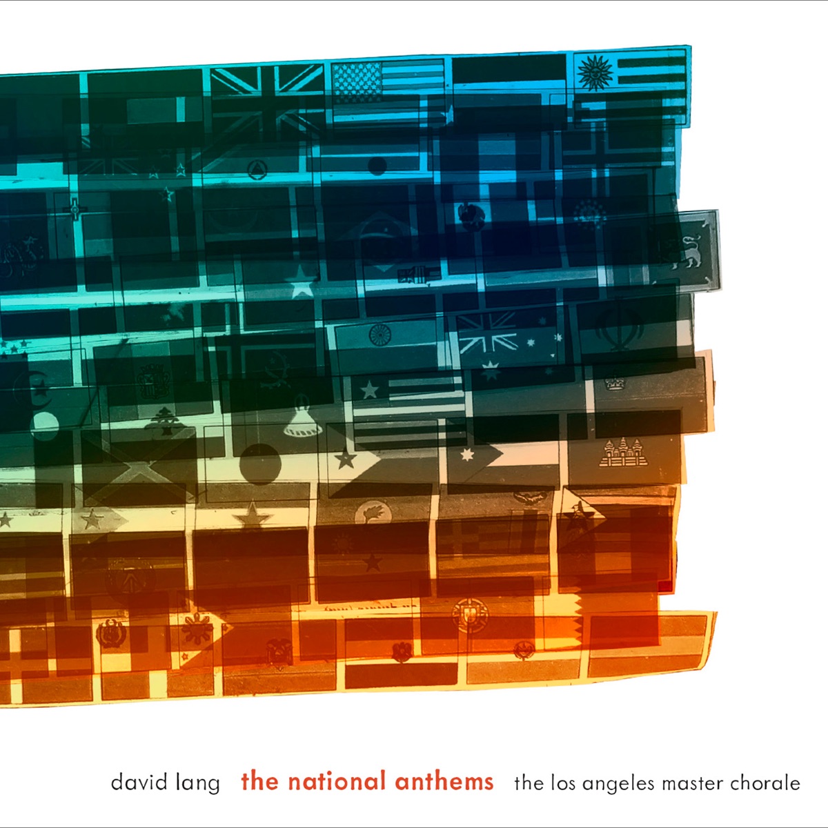 David Lang: The National Anthems & The Little Match Girl Passion by Los Angeles Master Chorale & Grant Gershon album cover