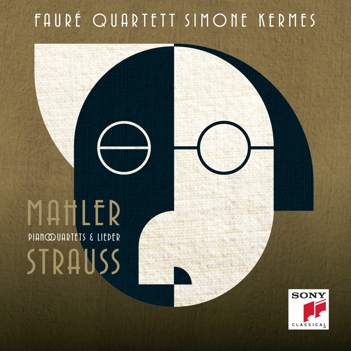 Strauss & Mahler: Piano Quartets & Lieder by Simone Kermes & Fauré Quartett album cover