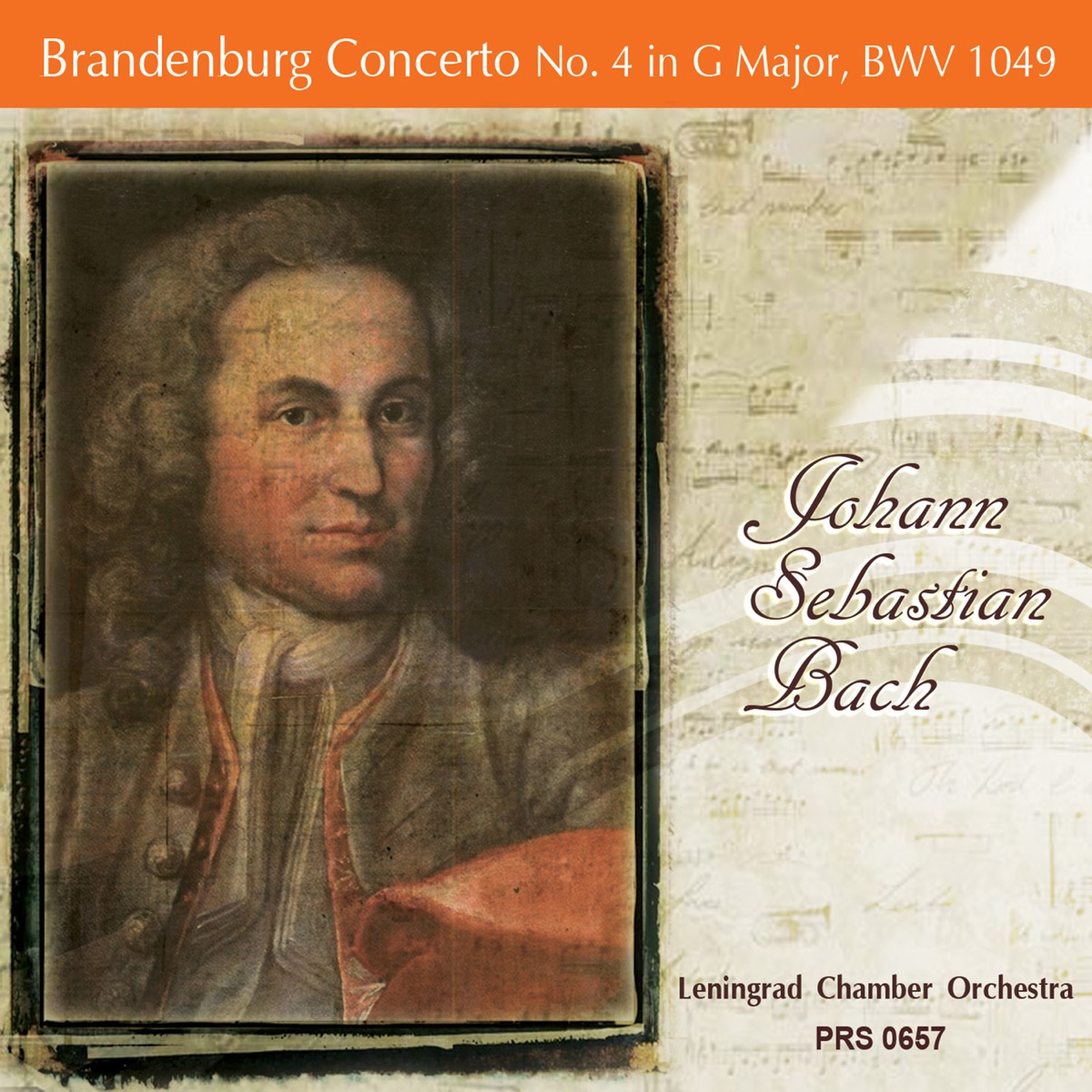Bach: Brandenburg Concerto No. 4 in G Major, BWV 1049 - Single by Lazar Gozman & Leningrad Chamber Orchestra album cover