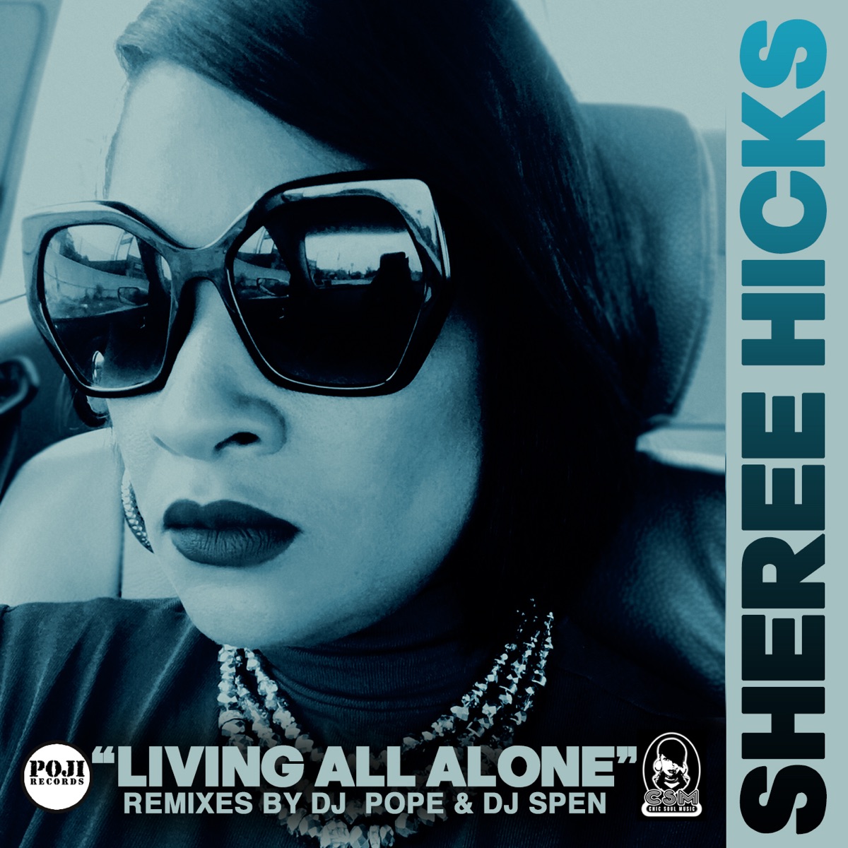 Living All Alone (Remixes) by Sheree Hicks album cover