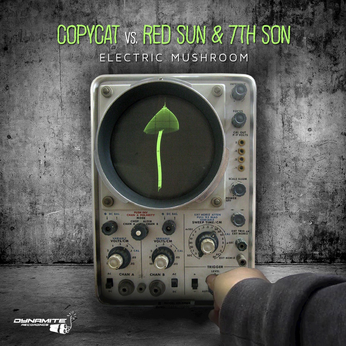 Electric Mushroom - Single by Copycat, 7th Son & Red Sun album cover