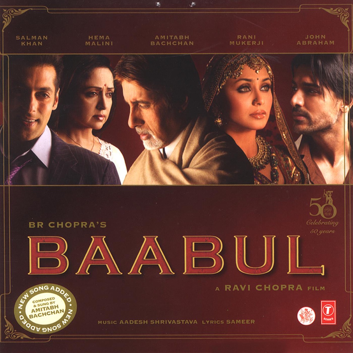Baabul (Original Motion Picture Soundtrack) by Aadesh Shrivastava album cover