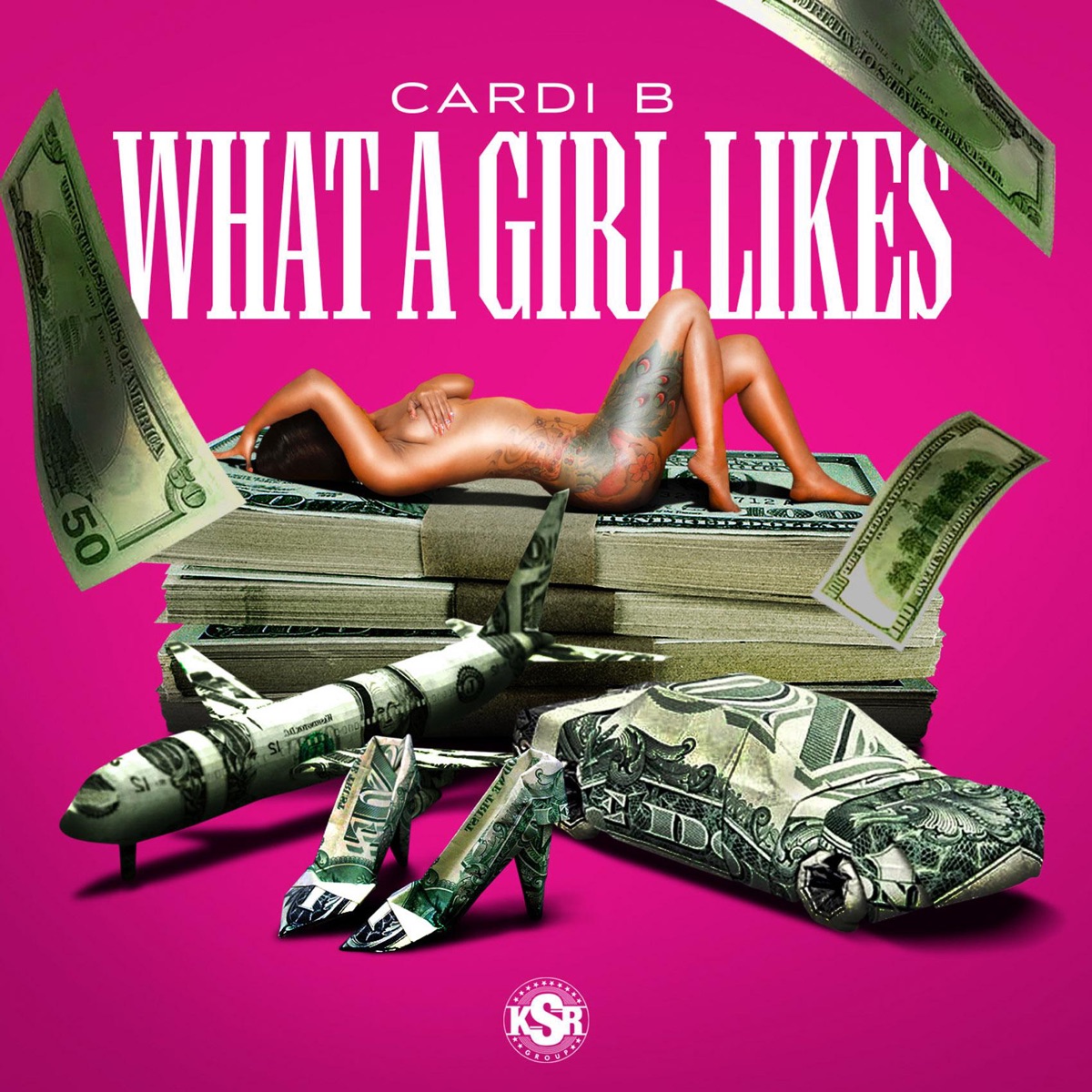 What a Girl Likes - Single by Cardi B album cover artwork