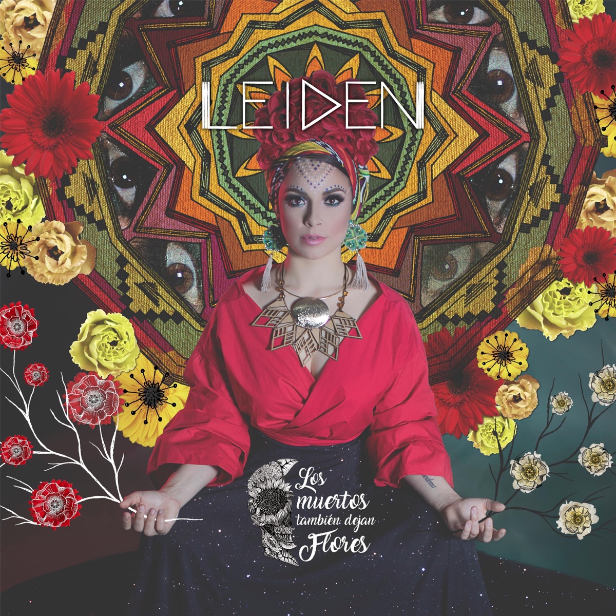 Los Muertos También Dejan Flores by Leiden album cover