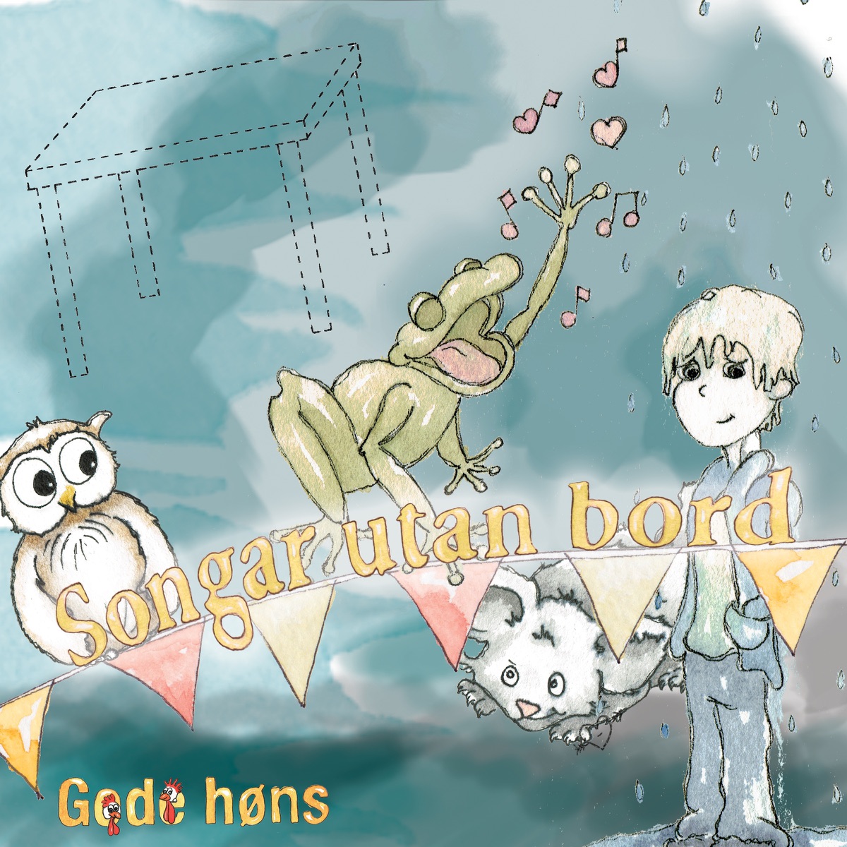 Songar Utan Bord - EP by Gode høns album cover